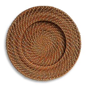 8 plates in rattan 31