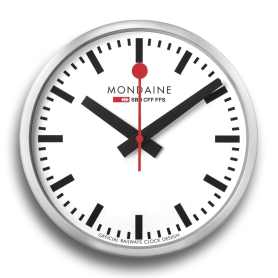 Mondaine Wall Clock Stop2go WI-FI