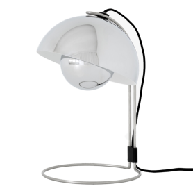 Flowerpot VP4 portable lamp chrome