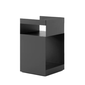 comodino/carrello Rotate stone grey