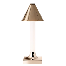 Goodnight lampada a batteria con diffusore rame lucido