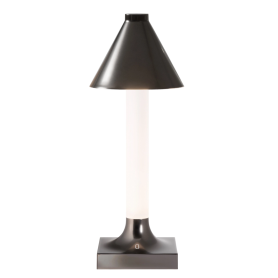 Goodnight lampada a batteria con diffusore titanio opaco
