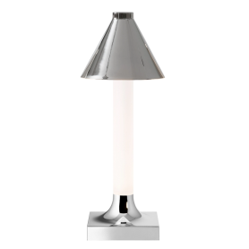 Goodnight lampada a batteria con diffusore cromo lucido