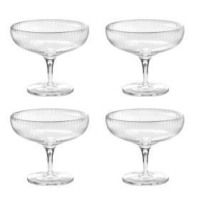 set 4 coppe champagne/dessert