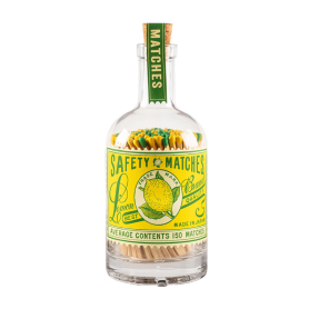 bottle filled with matches Lemon 125 pcs