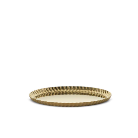 Pleats oval tray 23 cm JK02/23 GD