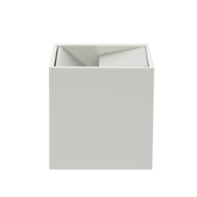 posacenere Cubo Bruno Munari Large bianco
