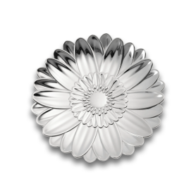 piattino argentato Gerbera