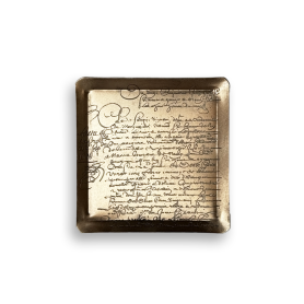 pocket tray 15x15 cm old silver