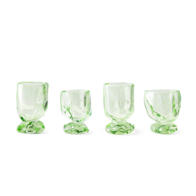 set 4 calici Peridot