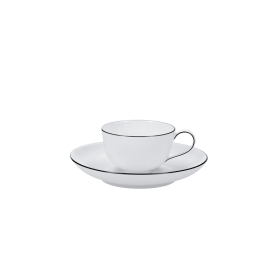 6 espresso coffee cups with saucers