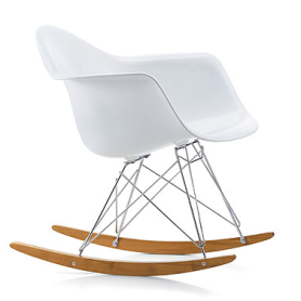 Eames rocking armchair RE RAR whitw
