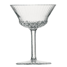 2 champagne saucers